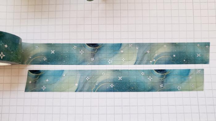 Washi Tape Blauer Marmor